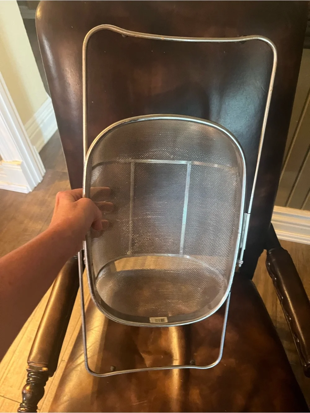 Over the Sink Expandable Stainless Colamder/Strainer Basket